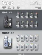 TISIC猫12000口黑骑士